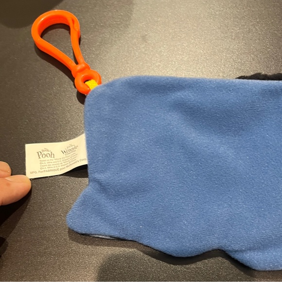 Disney Winnie Pooh EEYORE Bag Charm Key Mask Tissue Case McDonalds McD Toy Purse - Picture 8 of 10